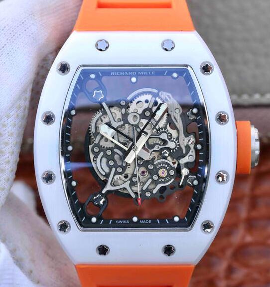 Replica Richard Mille Bubba Watson RM055 ceramic automatic watch Reviews